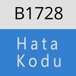 B1728 hatasi