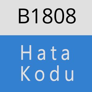 B1808 hatasi