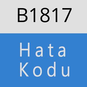 B1817 hatasi