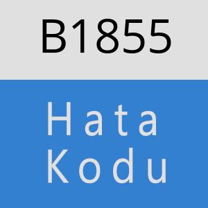 B1855 hatasi