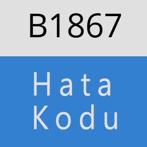 B1867 hatasi
