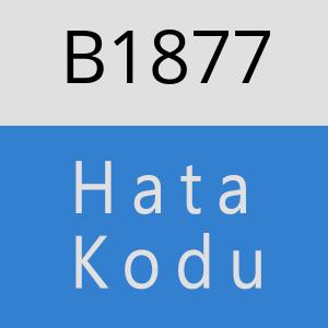 B1877 hatasi