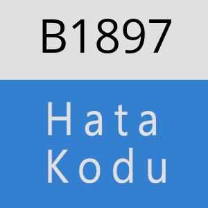 B1897 hatasi