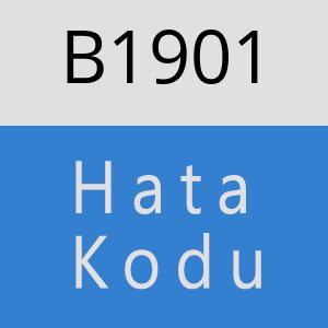 B1901 hatasi