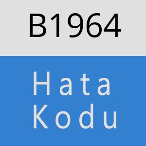 B1964 hatasi