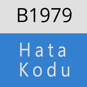 B1979 hatasi