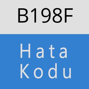 B198F hatasi