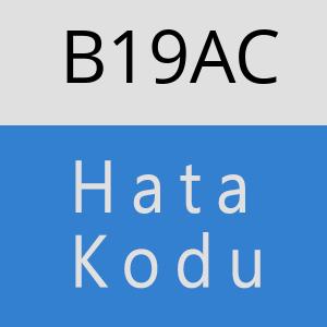 B19AC hatasi