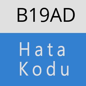 B19AD hatasi