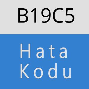 B19C5 hatasi