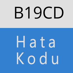 B19CD hatasi