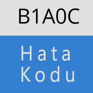 B1A0C hatasi