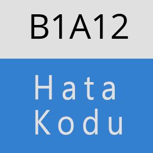 B1A12 hatasi