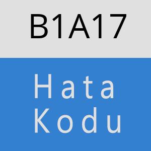 B1A17 hatasi