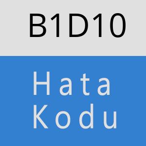 B1D10 hatasi