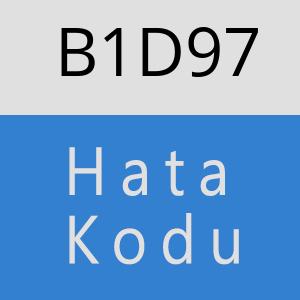 B1D97 hatasi