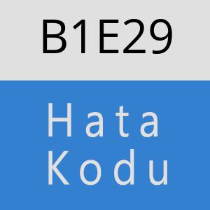 B1E29 hatasi