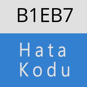 B1EB7 hatasi