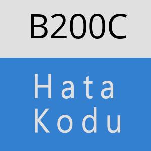 B200C hatasi