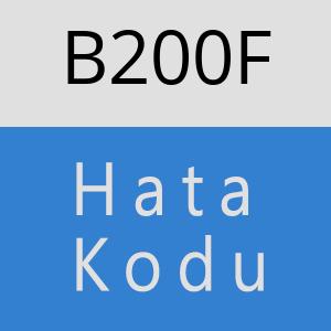 B200F hatasi