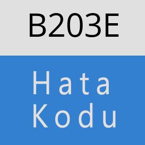 B203E hatasi