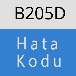 B205D hatasi