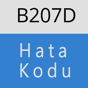 B207D hatasi