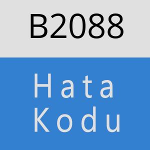 B2088 hatasi