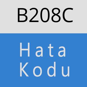 B208C hatasi