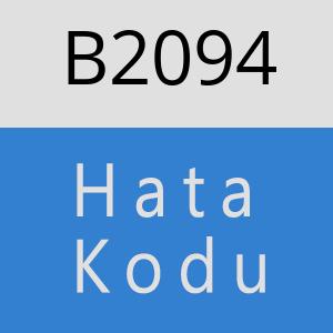 B2094 hatasi