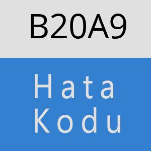 B20A9 hatasi