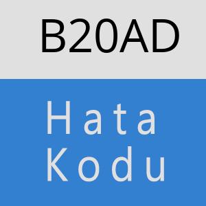 B20AD hatasi