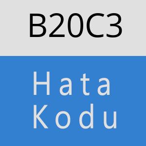 B20C3 hatasi