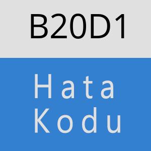 B20D1 hatasi