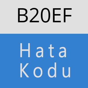 B20EF hatasi