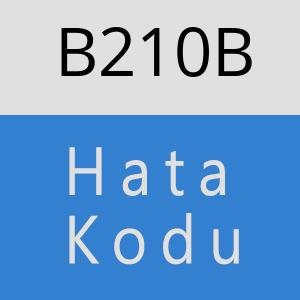 B210B hatasi