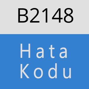 B2148 hatasi