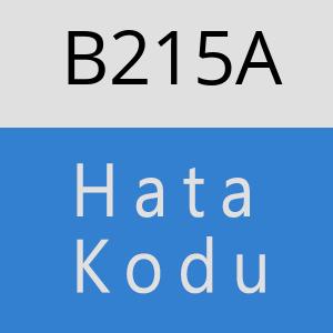 B215A hatasi