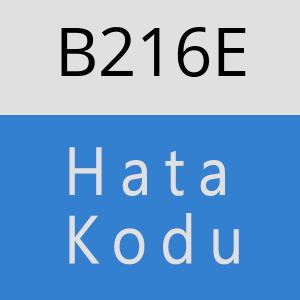 B216E hatasi