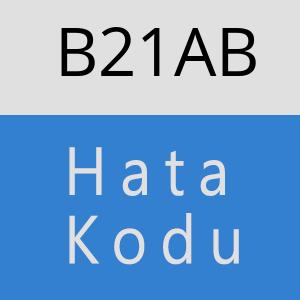 B21AB hatasi