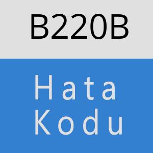 B220B hatasi