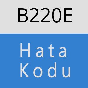 B220E hatasi