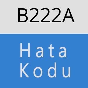 B222A hatasi