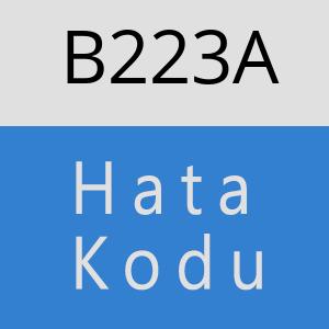 B223A hatasi