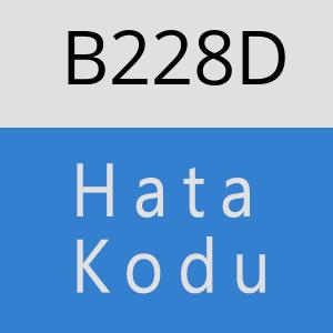 B228D hatasi