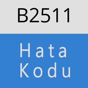 B2511 hatasi