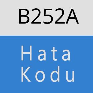 B252A hatasi