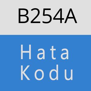 B254A hatasi