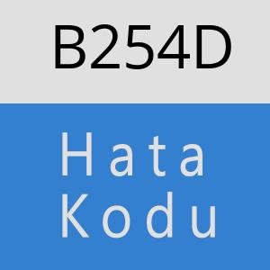 B254D hatasi