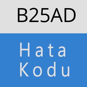 B25AD hatasi